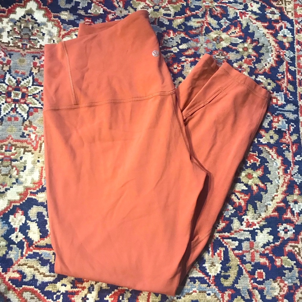 Lululemon unlimit high rise 7/8 pants size 12